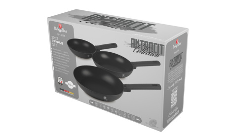 Zestaw 3 patelni BerlingerHaus Antracit BH-8138 Zestaw 3 patelni BerlingerHaus Antracit BH-8138