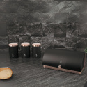 Zestaw 3 pojemników i chlebak Black Rose BerlingerHaus BH-6731