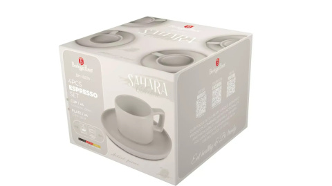 Zestaw filiżanek do espresso 4szt BerlingerHaus Sahara BH-10015 Zestaw filiżanek do espresso 4szt BerlingerHaus Sahara BH-10015