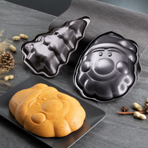 Zestaw świątecznych form do pieczenia Mikołaj Choinka BerlingerHaus BH-6950 Carbon Zestaw świątecznych form do pieczenia Mikołaj Choinka BerlingerHaus BH-6950 Carbon