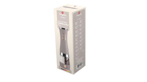 Elektryczny młynek do pieprzu i soli 2 w 1 Berlingerhaus Taupe BH-9646 Elektryczny młynek do pieprzu i soli 2 w 1 Berlingerhaus Taupe BH-9646
