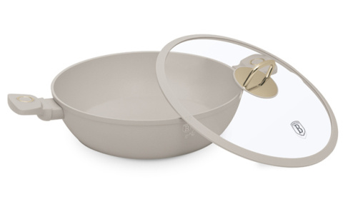 Garnek płytki 30cm 4,5l z pokrywką BerlingerHaus Sahara BH-8069 Garnek płytki 30cm 4,5l z pokrywką BerlingerHaus Sahara BH-8069