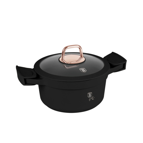Garnek z pokrywką 20cm BerlingerHaus BH-1456 Black Rose Collection Garnek z pokrywką 20cm BerlingerHaus BH-1456 Black Rose Collection
