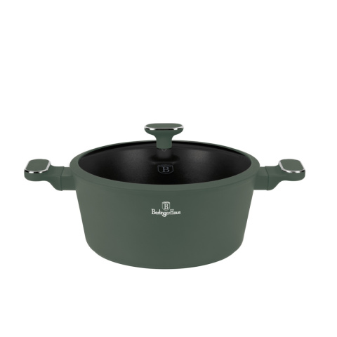 Garnek z pokrywką 28 cm Matte Green Collection BerlingerHaus BH-8202 Garnek z pokrywką 28 cm Matte Green Collection BerlingerHaus BH-8202