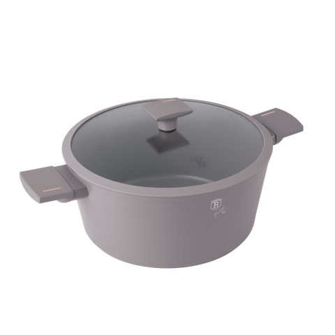 Garnek z pokrywką 30cm BerlingerHaus Taupe BH-8103 Garnek z pokrywką 30cm BerlingerHaus Taupe BH-8103