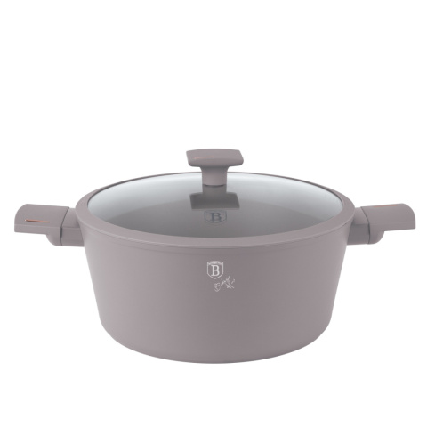 Garnek z pokrywką 30cm BerlingerHaus Taupe BH-8103 Garnek z pokrywką 30cm BerlingerHaus Taupe BH-8103