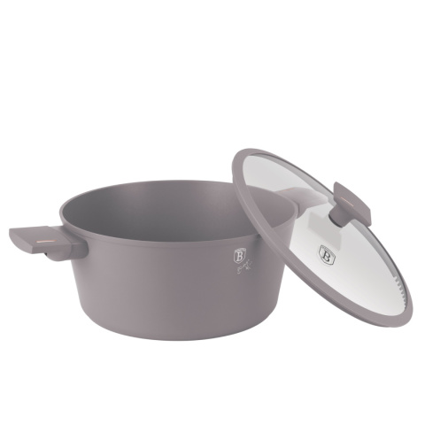 Garnek z pokrywką 30cm BerlingerHaus Taupe BH-8103 Garnek z pokrywką 30cm BerlingerHaus Taupe BH-8103