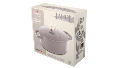 Garnek żeliwny4,35L z pokrywką 24cm Berlinger Haus Toupe BH-6525 Garnek żeliwny4,35L z pokrywką 24cm Berlinger Haus Toupe BH-6525