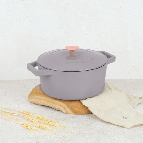 Garnek żeliwny4,35L z pokrywką 24cm Berlinger Haus Toupe BH-6525 Garnek żeliwny4,35L z pokrywką 24cm Berlinger Haus Toupe BH-6525