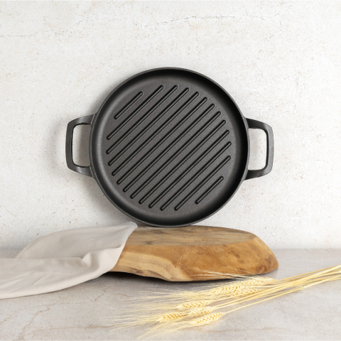 Okrągła żeliwna płyta grillowa 33cm BerlingerHaus BH-6533 Strong Mold Collection Okrągła żeliwna płyta grillowa 33cm BerlingerHaus BH-6533 Strong Mold Collection