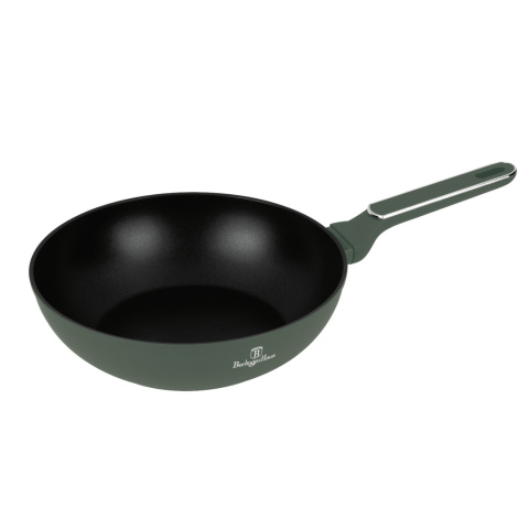 Patelnia Wok 28cm BerlingerHaus BH-8158 Matte Green Collection Patelnia Wok 28cm BerlingerHaus BH-8158 Matte Green Collection