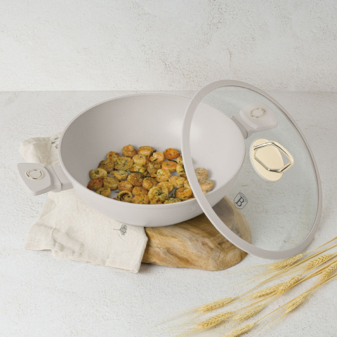Patelnia Wok z pokrywką 30cm BerlingerHaus Sahara Collection BH-8065 Patelnia Wok z pokrywką 30cm BerlingerHaus Sahara Collection BH-8065