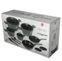 Zestaw garnków i patelni 15 el. BerlingerHause Matte Green BH-8208