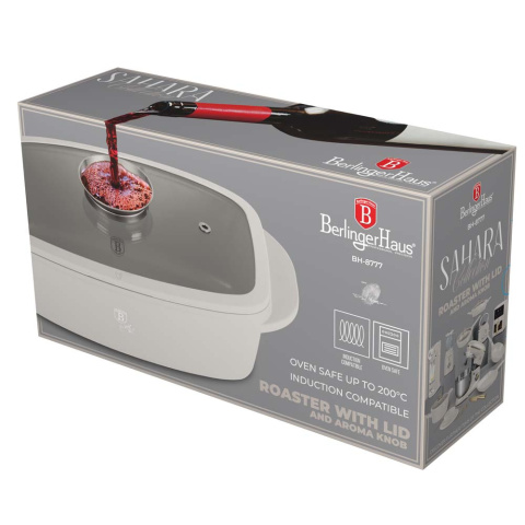 Brytfanna z aromatyzerem 6L BerlingerHaus Sahara BH-8777 Brytfanna z aromatyzerem 6L BerlingerHaus Sahara BH-8777