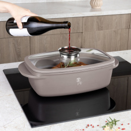 Brytfanna z aromatyzerem 6L BerlingerHaus Taupe Collection BH-8778