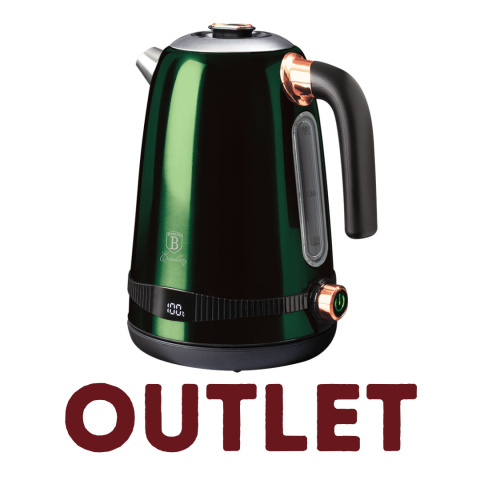 Czajnik elektryczny z termostatem 1,7 L BerlingerHaus BH-9329 Emerald | OUTLET Czajnik elektryczny z termostatem 1,7 L BerlingerHaus BH-9329 Emerald | OUTLET