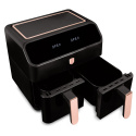 Frytkownica beztłuszczowa z podwójnym koszem 4L+4L BerlingerHaus BH-9659 Black Rose