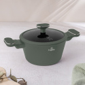 Garnek z pokrywką 20 cm Matte Green Collection BerlingerHaus BH-8200