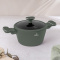 Garnek z pokrywką 20 cm Matte Green Collection BerlingerHaus BH-8200