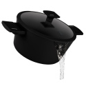 Garnek z pokrywką 20cm | BerlingerHaus BH-8187 Matte Black