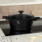 Garnek z pokrywką 28 cm Matte Black Collection BerlingerHaus BH-8189