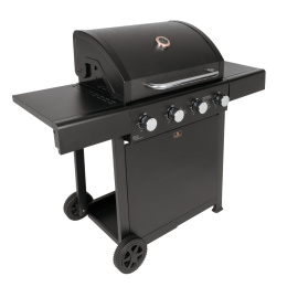 Grill gazowy ogrodowy XXL BerlingerHaus z rusztem żeliwnym BH-8605