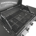 Grill gazowy ogrodowy XXL BerlingerHaus z rusztem żeliwnym BH-8605