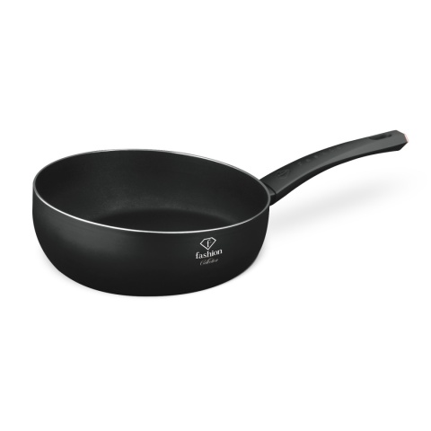 Patelnia Flip 26 cm Fashion TV FTV-0027 Matte Black-Rose Gold