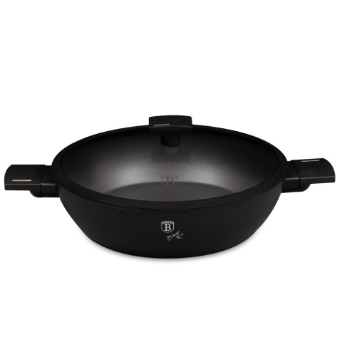 Patelnia Wok z pokrywką 30cm BerlingerHaus Monaco / Black Rose Collection BH-8278 Patelnia Wok z pokrywką 30cm BerlingerHaus Monaco / Black Rose Collection BH-8278