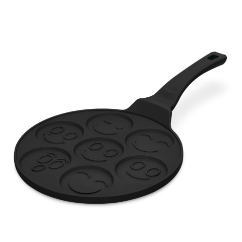 Patelnia do naleśników 26cm | Pancakes wzór emoji BerlingerHaus BH-7791 Matte Black Collection Patelnia do naleśników 26cm | Pancakes wzór emoji BerlingerHaus BH-7791 Matte Black Collection