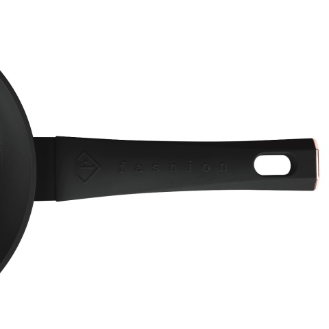 Patelnia z powłoką tytanową 20cm Fashion TV FTV-0020 Matte Black- Rose Gold Patelnia z powłoką tytanową 20cm Fashion TV FTV-0020 Matte Black- Rose Gold