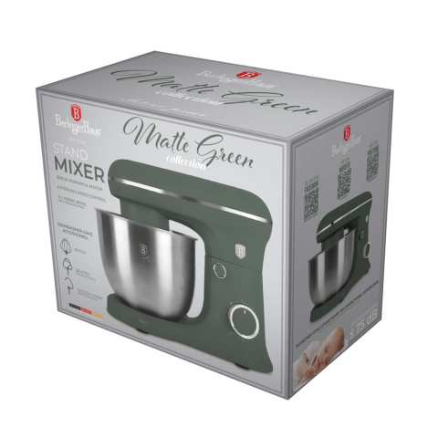 Robot kuchenny planetarny 1500W Matte Green Collection BerlingerHaus BH-9768 Robot kuchenny planetarny 1500W Matte Green Collection BerlingerHaus BH-9768