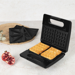 Toster 3 w 1 z odpinanymi nakładkami BerlingerHaus Black Rose Collection BH-9586