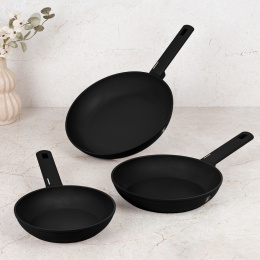 Zestaw 3 patelni BerlingerHaus BH-8195 Matte Black