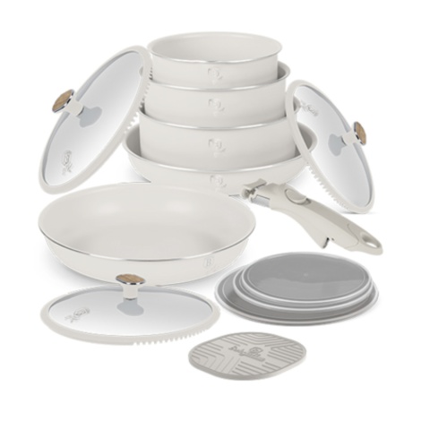 Zestaw garnków 13el. z odpinaną rączką BerlingerHaus Sahara Nordic Collection BH-8420 Zestaw garnków 13el. z odpinaną rączką BerlingerHaus Sahara Nordic Collection BH-8420