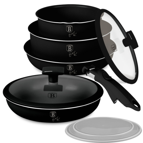 Zestaw garnków 9 el. BerlingerHaus BH-8257 Matte Black Zestaw garnków 9 el. BerlingerHaus BH-8257 Matte Black