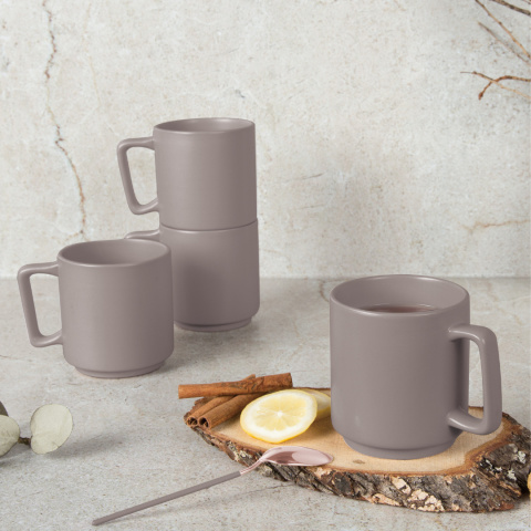 Zestaw kubków 4szt BerlingerHaus BH-10011 Taupe Collection Zestaw kubków 4szt BerlingerHaus BH-10011 Taupe Collection