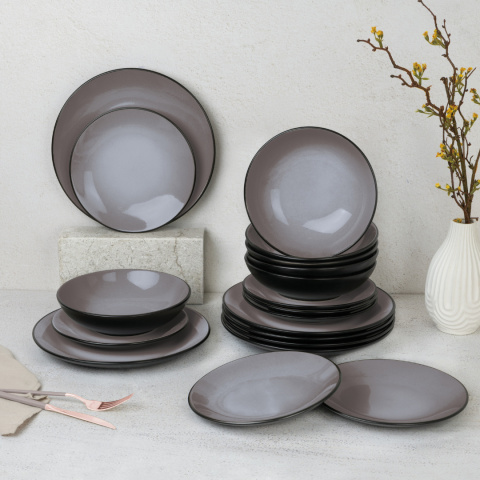 Zestaw obiadowy 18 el. BerlingerHaus BH-10002 Taupe Collection Zestaw obiadowy 18 el. BerlingerHaus BH-10002 Taupe Collection