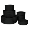 Zestaw obiadowy 18 el. BerlingerHaus Matte Black BH-10009