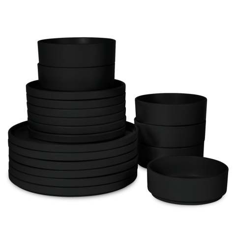 Zestaw obiadowy 18 el. BerlingerHaus Matte Black BH-10009 Zestaw obiadowy 18 el. BerlingerHaus Matte Black BH-10009