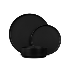 Zestaw obiadowy 18 el. BerlingerHaus Matte Black BH-10009