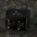 Air Fryer Frytkownica beztłuszczowa z podwójnym koszem 4,1L+4,1L BerlingerHaus BH-9469 Black Rose