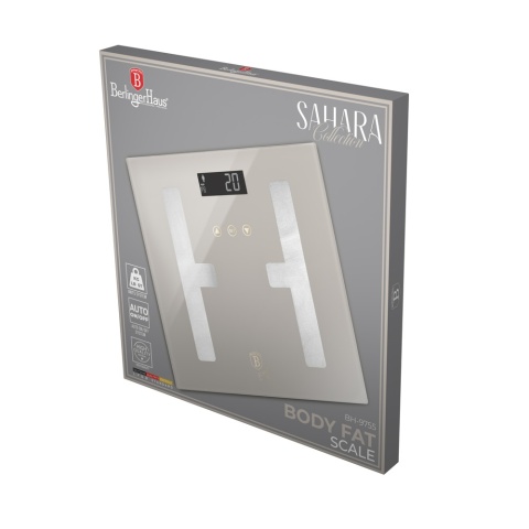 Cyfrowa Waga łazienkowa z analizą składu ciała BerlingerHaus BH-9528 Sahara Collection Cyfrowa Waga łazienkowa z analizą składu ciała BerlingerHaus BH-9528 Sahara Collection