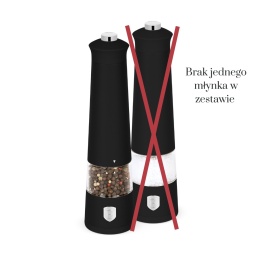 Elektryczny młynek do przypraw sztuka BerlingerHaus Matte Black BH-9543 | OUTLET