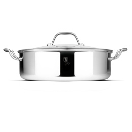 Garnek niski z pokrywką 28 cm BerlingerHaus Eternal Collection BH-8515