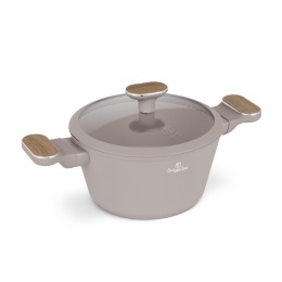 Garnek z pokrywką 20cm BerlingerHaus BH-8338 Taupe Nordic