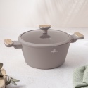 Garnek z pokrywką Ø24 cm – BerlingerHaus BH-8339 Taupe Nordic