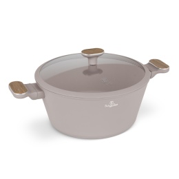 Garnek z pokrywką Ø28 cm – BerlingerHaus BH-8340 Taupe Nordic