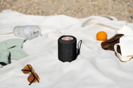 Głośnik Bluetooth z torbą podróżną FashionTV FTV-0115 Matte Black Rose Gold Collection