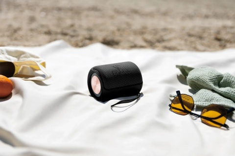 Głośnik Bluetooth z torbą podróżną FashionTV FTV-0115 Matte Black Rose Gold Collection Głośnik Bluetooth z torbą podróżną FashionTV FTV-0115 Matte Black Rose Gold Collection